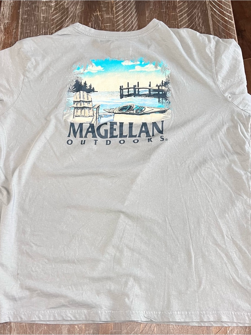 Magellan Outdoors Men’s Short Sleeve Classic Fit Graphic Coastal T-Shirt 2XL